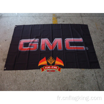 GMC drapeau de voiture de voyage d&#39;affaires polyester 90*150cm bannière gmc